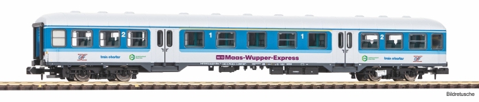 PIKO 40655 - N - N-Personenwagen 1./2. Kl. Maas-Wupper-Express, GFF, Ep. VI